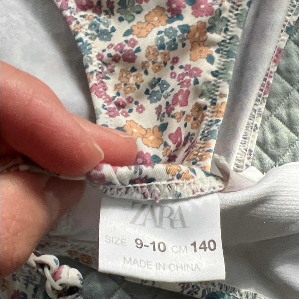 Zara Girl Floral Ruffle Trim Bikini - Picture 3 of 6